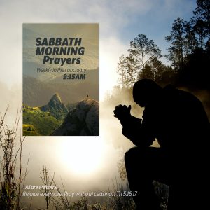 SABBATH MORNING PRAYERS