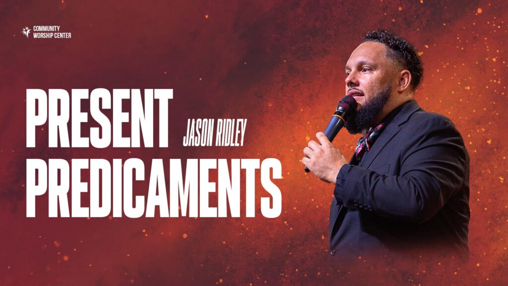 Pastor preaching- Present Predicament
